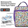 thumbnail image 1 of Abstract Insulated Lunch Bag Box Men Reusable Lunch Bag Water-Resistant Lunch Box Containers School Camping, 1 of 5