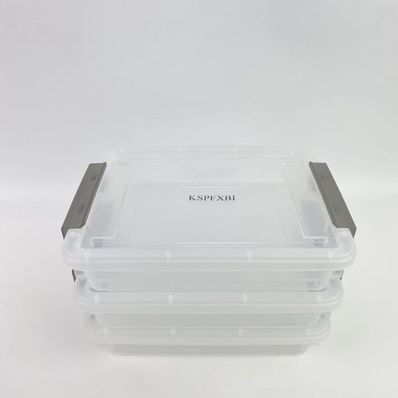 KSPFXBI Boxes of plastic ,Transparent Plastic Empty Multipurpose Tackle Box, First Aid, Sewing Kit, Arts Crafts Supplies Storage