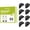 Black, variant on Bukihome Shoe Filler Insert - 4 Pairs Shoe Filler for Too Big Shoes, Heel Cushions for Women, Toe Inserts, Size Reducer Make Shoes Fit, Cushions for Women, Black, M