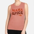 thumbnail image 2 of Mama Spice Women's Muscle Tank Medium Desert Pink, 2 of 5