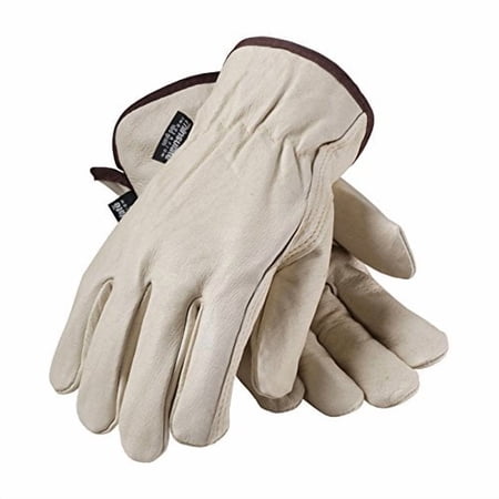 PIP 77-469/M (12-Pair) Premium Grade Top Grain Pigskin Leather Glove with 3M Thinsulate Lining, Keystone Thumb