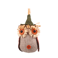 thumbnail image 4 of FSSTAM Polyester Raffia Fall Owl Decor Ornaments Filled Hanging Burlap Owls Ornament Craft Thanksgiving Harvest Fall Autumn Holiday Home Decorations, Set of 2(with Exclusive FSSTAM Booskie), 4 of 8