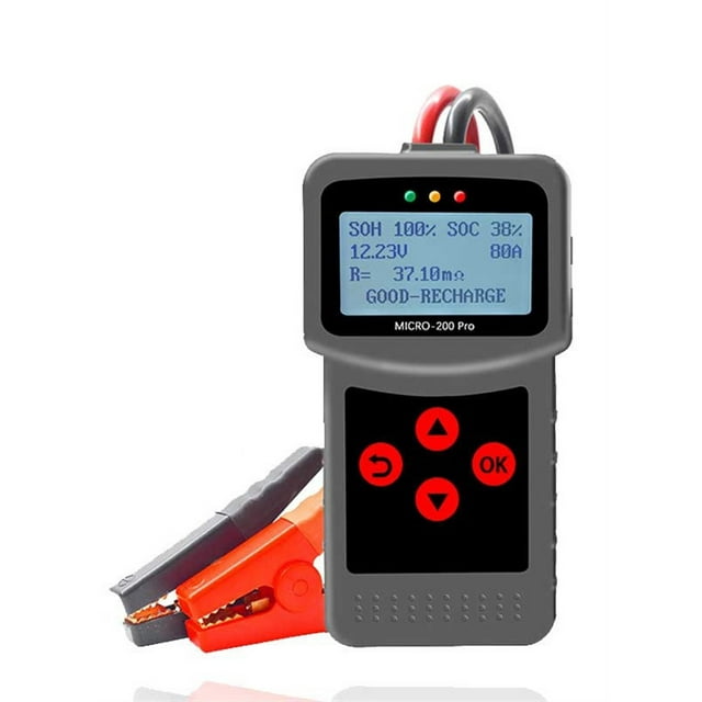 Micro200 Pro Car Battery Tester 12V 40-2000CCA Lead Acid Battery Analyzer Cranking Test Charging Test Diagnostic Tool ,Accurate Testing