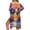 Multicolor-Palm Tree Sunset, variant on SCRAWLGOD Skull Floral Butterfly Print Swimsuit Cover Up for Women Loose Flowy Swimsuit Coverup Summer Beach Breathable Bathing Suit Cover Up