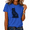 2-Blue, variant on Cozymy Women's Trendy Dog Graphic Tees Short Sleeve Crewneck T-Shirts Cute Line Art Animal Print Casual Everyday Summer Tops