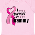 thumbnail image 4 of Inktastic Breast Cancer Awareness I Support My Grammy with Pink Ribbon Boys or Girls Baby Bodysuit, 4 of 5