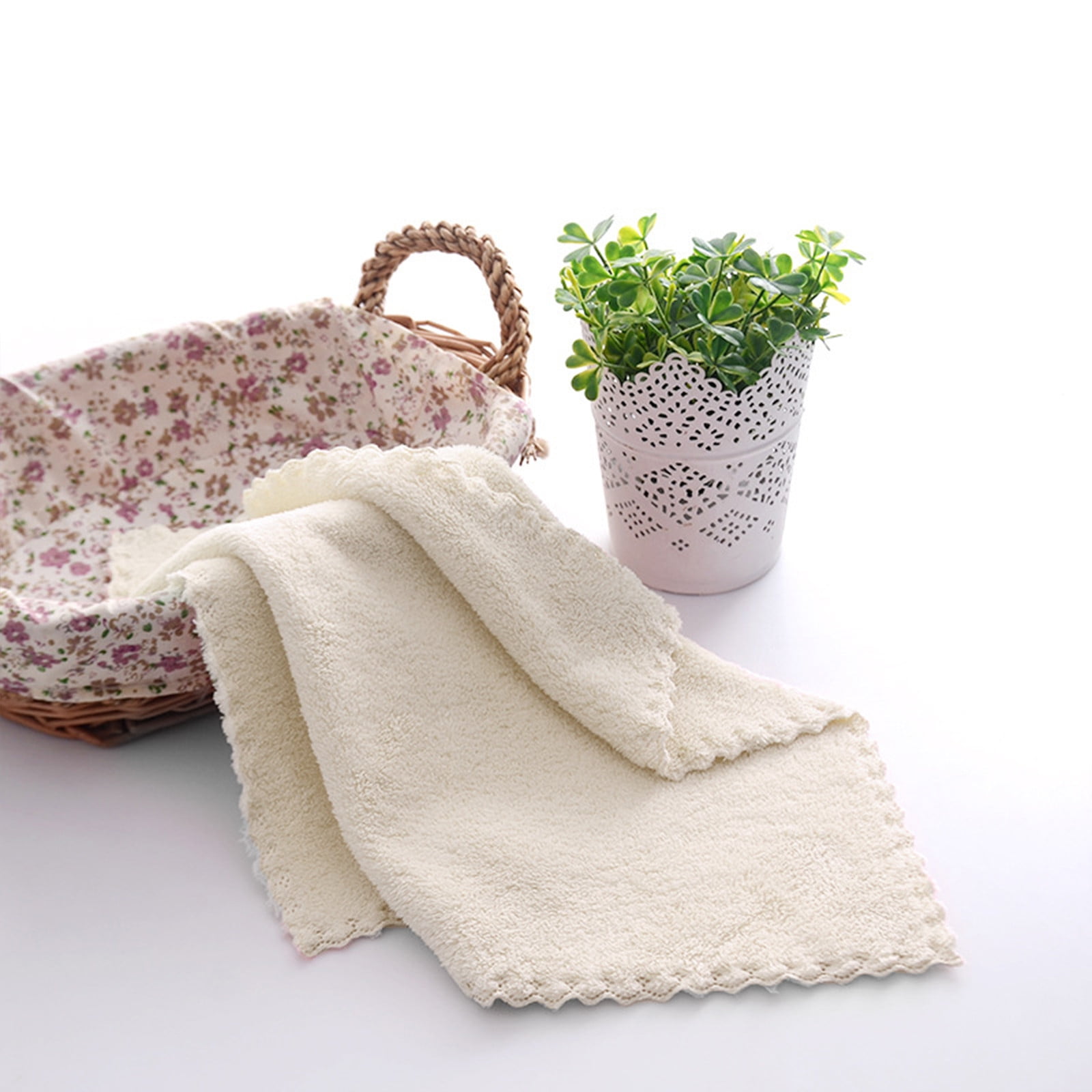 Bath Towels Set 50 Pack | Cotton Soft Absorbent Face & Hand Towels | Thick Durable Wash Cloths for Bathroom Spa Dorm Hotel Salon | 11.8x11.8 in | Multiple Colors | Home Gift Towels