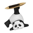 thumbnail image 3 of Bandeja para servir frutas, bandeja para servir Panda, llaves, escultura de Panda, soporte para llaves de escritorio, rendimiento probado, 3 of 8
