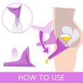 thumbnail image 2 of Dispositivo para orinar femenino, orinal femenino reutilizable, embudo para orinar para mujer, permite a las mujeres orinar de pie, viajar 3 piezas, 2 of 5