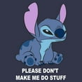 thumbnail image 2 of Mens Lilo & Stitch Don't Make Me Do Stuff T Shirt, 2 of 4