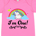thumbnail image 4 of Inktastic 1st Birthday Unicorn Rainbow 1 Year Old Party Girls Baby Bodysuit, 4 of 5