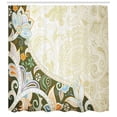 thumbnail image 3 of Ambesonne Olive Green Shower Curtain, Abstract Flora Leaf, 69"Wx70"L, Multicolor, 3 of 3