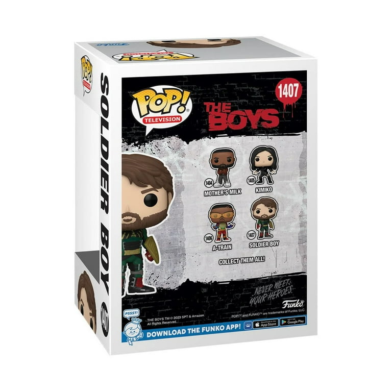Funko Pop! The Boys Soldier Boy Vinyl Figure #1407, 3.75-inches