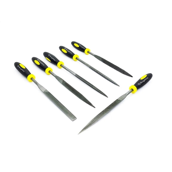 BUYOHLIC 6-Pieces Needle File Set Files Flat