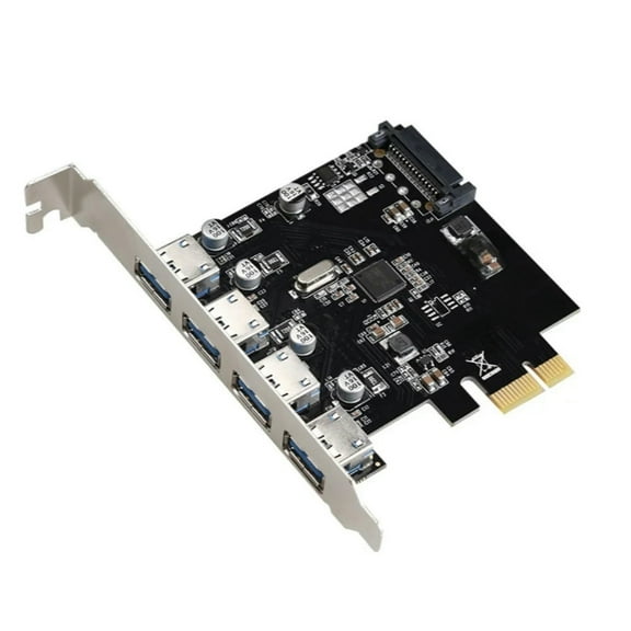 FOR Chip Fresco FL1100 USB 3.0 PCI-E Expansion Card Adapter PCI-E USB 3.0 4 port HUB Controller Card for Vista PC Laptop