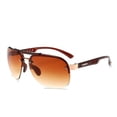 thumbnail image 4 of Polarized Driving Women Men Semi Rimless Cycling Sun Shades For Night Vision Driving fashion glasses, 4 of 5