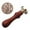 U #77, variant on Set Of 26 Fancy Letter 3D Embossed Sealing Kit And Wooden Handle As A Teachers' Day, Mother's Day And Thanksgiving Day