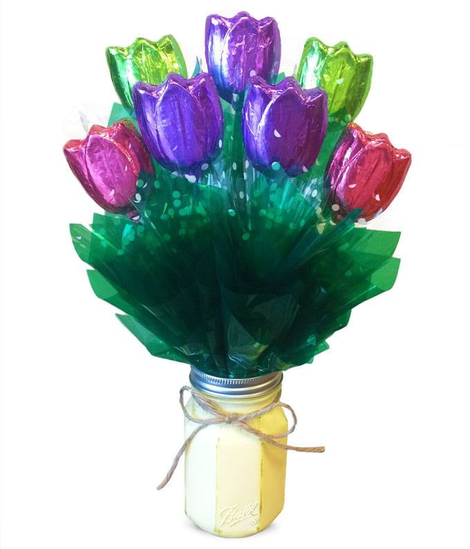 From You Flowers - Tulip Temptation Chocolate Bouquet