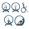 thumbnail image 2 of Yoga, Adorno De Resina, Esculturas De Pose De Yoga Para Niña, Decoración De Escritorio Para Armario De Casa Eigraketly HA044452-04, 2 of 6