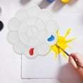 thumbnail image 3 of OULII 1 Set Color Mixer Plate White Plastic Durable For Outdoor Sketching, 3 of 8