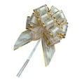 thumbnail image 1 of Pull Bows Ribbon for Gift Wrapping Festive Wedding Usage Multicolor Gifts Decoration Wear-resistant Gifts Baskets Multifunctional Christmas Present White, 1 of 6
