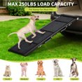 thumbnail image 2 of Dog Ramp for Cars – Folding Pet Ramp for Large Dogs, Non-Slip Portable Dog Car Ramp for SUV, Truck, or Bed, Supports Up to 250 LBS, 2 of 4