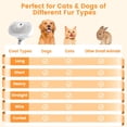 thumbnail image 2 of Xekoro 3 in 1 Cat Steam Brush, Pet Spray Hair Removal Comb for Shedding & Grooming, Water Brush for Cats Dogs Small Animals Long Short Haired with One-Click Release Button, 2 of 9