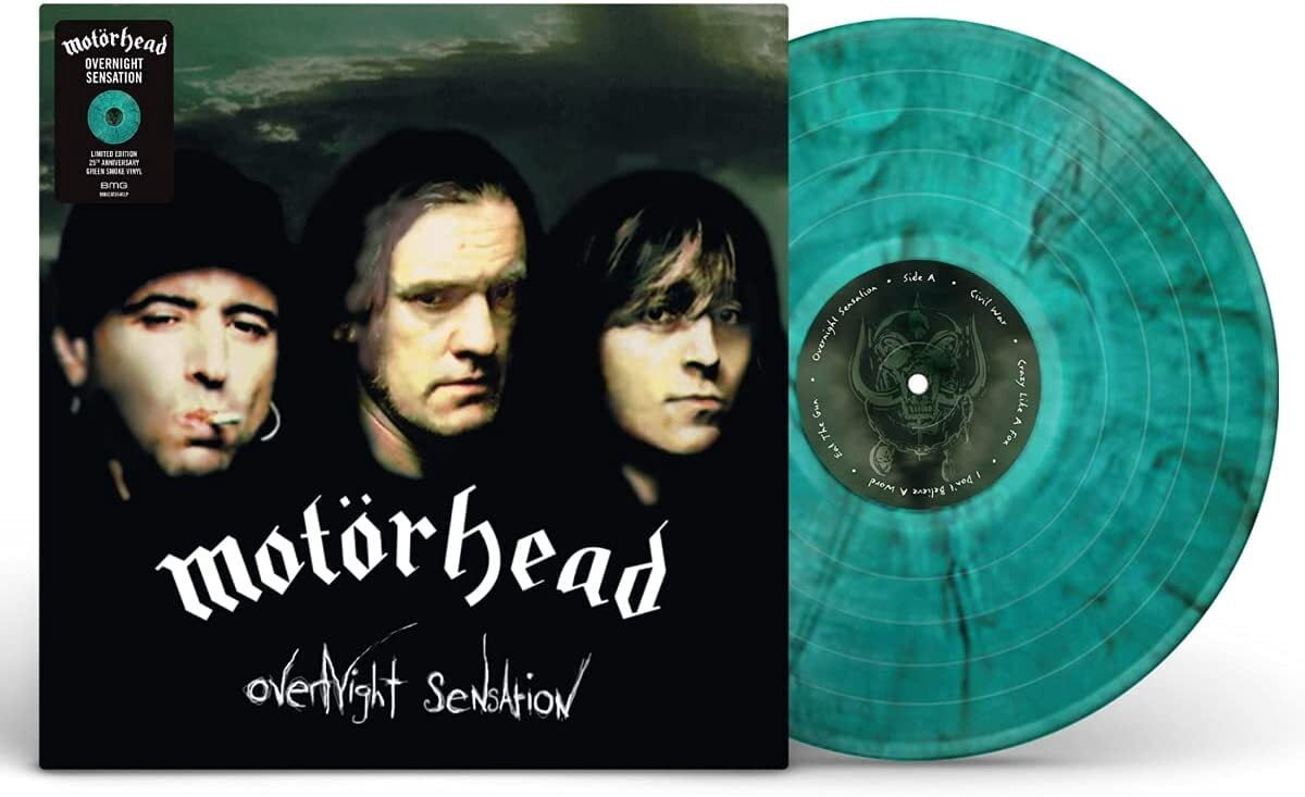 Motorhead - Overnight Sensation (Green Smoke Splatter Vinyl