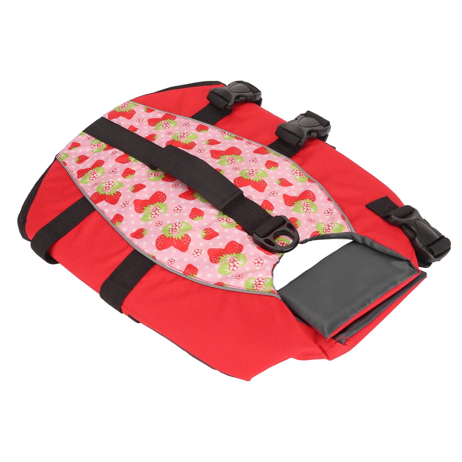Veste de Flottaison pour Chien Gilet de Sauvetage pour Chien a Haute Flottabilite Reglable avec Poignee Arriere pour la Navigation de Plaisance pour les Grands Animaux de Compagnie S M L