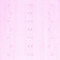 thumbnail image 1 of Ahgly Company Indoor Square Solid Pink Modern Area Rugs, 5' Square, 1 of 4