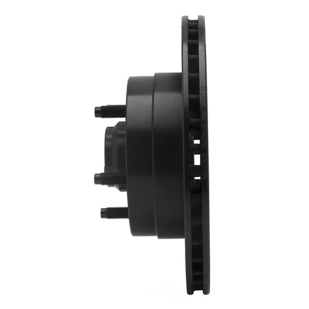 Dynamic Friction Company 633-42018L DFC Brake Rotor - Drilled And Slotted - Black
