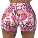 thumbnail image 2 of Balery Cute Girl Pantalones cortos de entrenamiento estampados para mujer, sin costuras, ajustados, para gimnasio, yoga, correr, deportes, ejercicio activo, fitness.-Small, 2 of 8