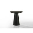 thumbnail image 2 of Bili Ensemble de 3 Pcs Table Basse Ronde - Bout de Canapé et Console - Bois Noir Ébène, 2 of 6