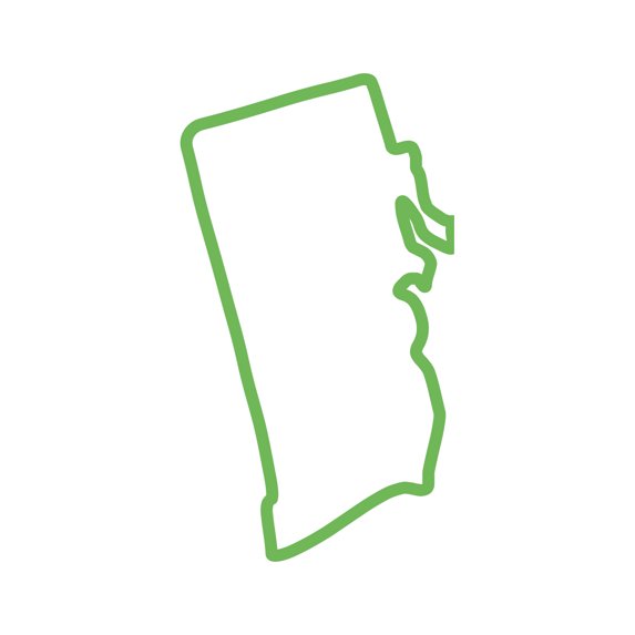 Rhode Island Outline Sticker Decal Die Cut - Self Adhesive Vinyl - Weatherproof - Made in USA - Many Color and Sizes - ri