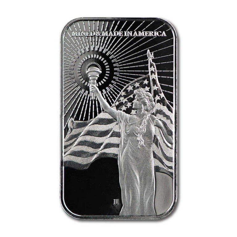 Lot of 10 - 1 oz Asahi American Reserve Columbia Goddess Silver