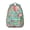 Greenish-blue-14, variant on Floral and Leopard Print Students Backpack Durable Outdoor Backpack with Artistic Wildflower and Butterfly Design, Adjustable Straps, Perfect for School and Travel