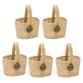 thumbnail image 2 of Cesta de flores de arpillera 5 Uds Sunnimix Cesta de dulces de boda, 2 of 5