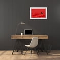 thumbnail image 3 of Nayyer Reza, Sayyed 32x22 White Modern Wood Framed Museum Art Print Titled - Lost..., 3 of 4
