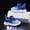Blue, variant on Liyamei Girls Sneakers For Toddlers Light Up Walking Shoes Non Slip Comfortable Breathable Casual Outdoor Play Shoes For Age 1 6 Size 21