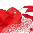 thumbnail image 3 of de plumas de red para el pelo de boda nupcial Yinane cara velo de novia, 3 of 8