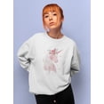 thumbnail image 2 of Sweet Unicorn Ii Sweatshirt Women -Victoria Barnes Designs, Female Medium, 2 of 4