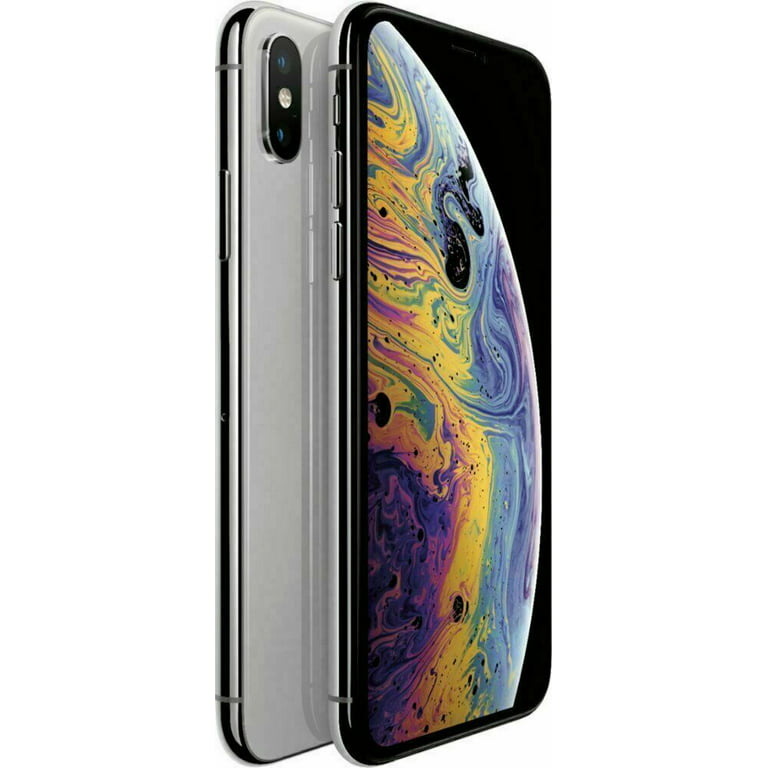 Restored Apple iPhone XS Max 64GB Silver Fully Unlocked Smartphone