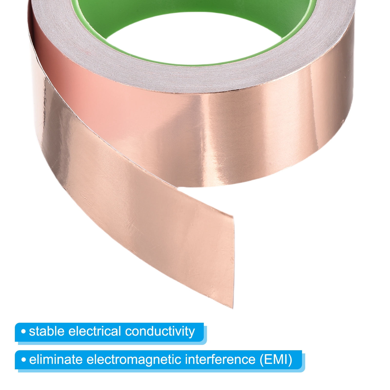 Copper Foil Tape 1.57 inch x 66 Feet 0.05mm Thick Double Sided Conductive