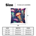thumbnail image 5 of Jellyfish with Unique Patterns - Set of 2 for Pillows Covers - Available in 16x16, 18x18, 20x20 Inches - Great for Throw Pillow Covers - Versatile for Various Occasions, 5 of 6