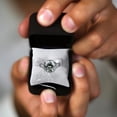 thumbnail image 4 of Exquisite Wedding Ring Pillow for Bridal - Accessory for Vows Wedding Ideal for Celebrating and Commitment, 4 of 5