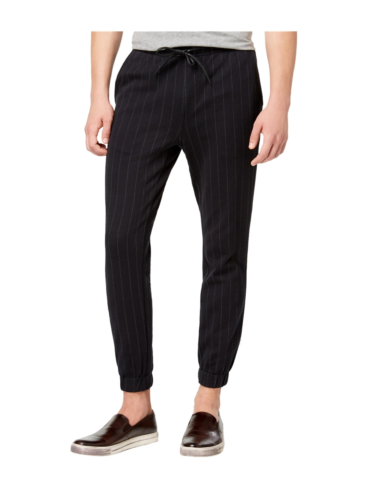 pinstripe joggers mens