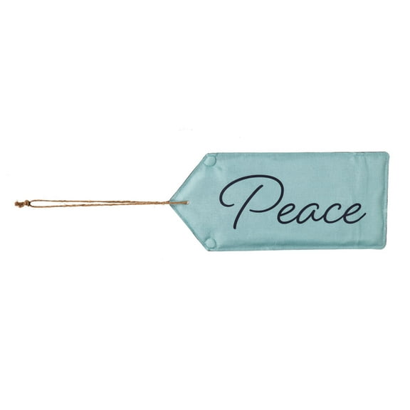 Evergreen Door Decor Peace Door Tag, 18'' x 8'' inches