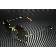CHLOE CH0047S 001 Geometrical Direct Gold Havana Brown 60 mm Women's Sunglasses