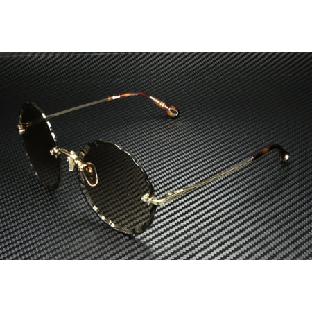CHLOE CH0047S 001 Geometrical Direct Gold Havana Brown 60 mm Women's Sunglasses