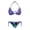 Galaxy with Palm Trees Print, variant on HELLHERO Bunny Egg Pattern Two Piece Bikini Set Sexy Backless Swimwear for Women Quick Dry Adjustable Halter Tie Side Design Perfect for Beach
